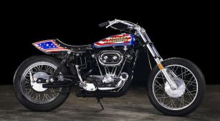 Evel Knievel Harley Davidson Xl1000 Vintage Stunt Motorcycle Poster 20x36 9mil