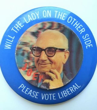 1966 Joey Smallwood Newfoundland Liberal Election Mirror