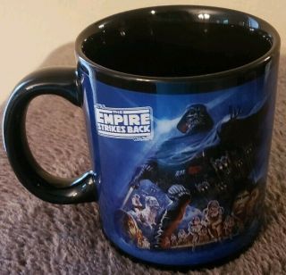 Star Wars Empire Strikes Back Poster Art Jedi Darth Vader Luke Ceramic Mug Cup