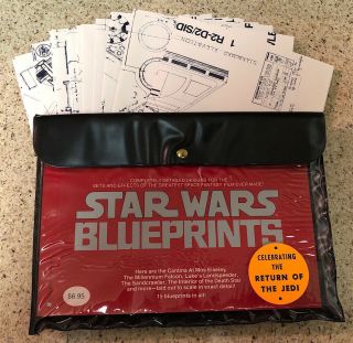 1977 Star Wars Blueprints - 15 Prints 13 - 1/8 " X 19 " - Usa