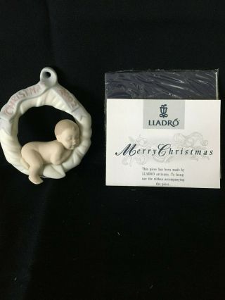 Lladro Christmas Ornament - 2002 Baby 
