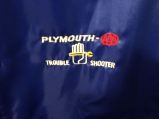 Vintage Plymouth Trouble Shooting Contest Jacket Superbird A12 HEMI Scat Pack 2