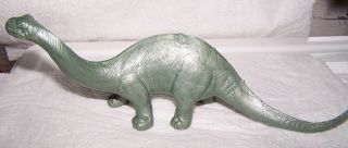 Vintage Marx Light Green Metallic Brontosaurus Dinosaur 50 
