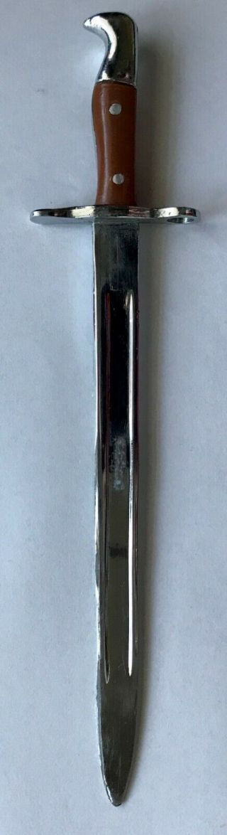 Vintage miniature letter opener of bayonet of rifle Mauser 1909 Advertising 2