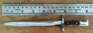 Vintage miniature letter opener of bayonet of rifle Mauser 1909 Advertising 3
