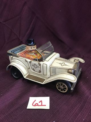 Vintage Alps Tin Toy Gooney Car Battery Operated Made In Japan 1950s