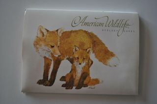 Vintage Current Stationery American Wildlife 8 Cards & Envelopes
