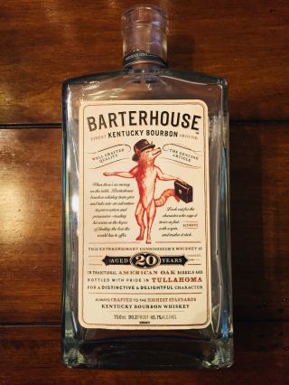 Empty Orphan Barrel Barterhouse 20yr Old Bourbon Bottle - No Lid (750ml)