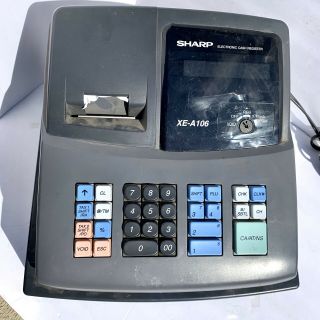 Sharp Xe - A106 Electronic Cash Register Missing Keys
