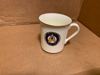 Vintage 1993 Pfaltzgraff Star Trek Uss Enterprise Ncc Coffee Drink Cup Mug