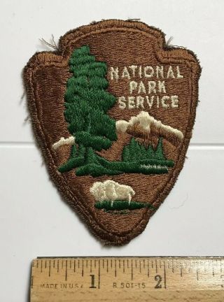 National Park Service Nps Buffalo Mountains Arrowhead Embroidered Patch Badge