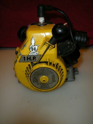 Vintage Ohlisson Rice Compact 3 1 Hp Model 227 Model Airplane Engine W/ Tank