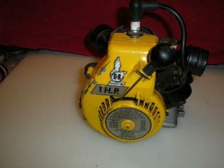 VINTAGE OHLISSON RICE COMPACT 3 1 HP MODEL 227 MODEL AIRPLANE ENGINE W/ TANK 2