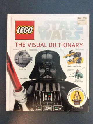 Lego Star Wars:the Visual Dictionary With Excl Minifigure Luke Skywalker 2009 Hc