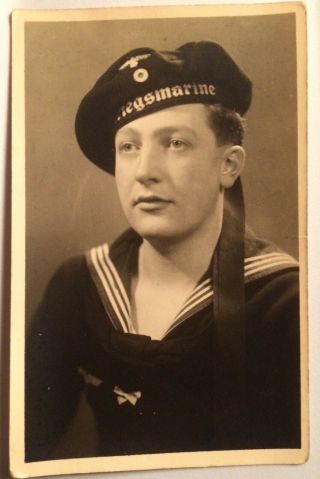 Wwii Ww2 Wehrmacht Military German Navy Naval Kriegsmarine Sailor Uniform Photo