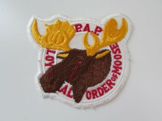 P.  A.  P.  LOYAL ORDER OF MOOSE Fraternal Organization Patches 2