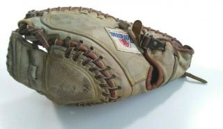 Nokona Vintage Leather Baseball Glove Cm275 Catchers Mitt