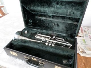 Vintage Schilke C5 Professional Trumpet With Case And Mouthpiece