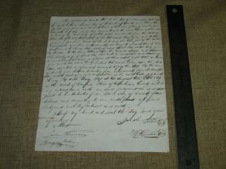 1830 Holland Green Buying Land Deed Lisbon Columbiana County Ohio