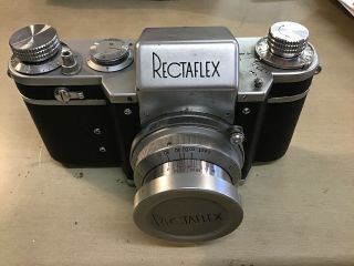Rectaflex Vintage 35mm Film Slr Camera W/ Case