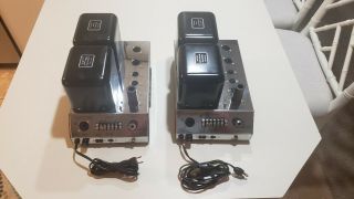 Two Vintage Mcintosh Mc40 Tube Amplifiers With Extra Tubes & Tube Tester.