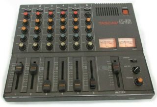 Vintage Tascam M - 06 Analog Stereo Mixer Desk Mixing Console