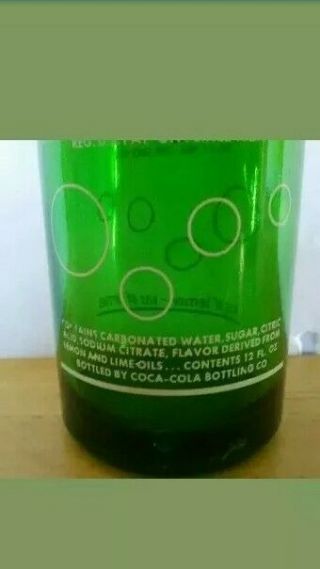 12oz BUBBLE UP ACL SODA BOTTLE Bottled by Coca - Cola Bottling Company 3