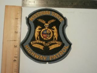 " Missouri State Highway Patrol " Obsolete - - - Very Old - - - Heavy Wool