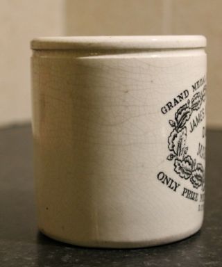 N 3 Vintage James Keiller Dundee Marmalade Stoneware Jar 2