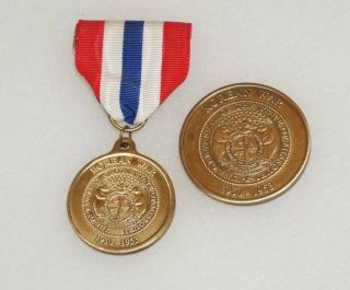 State Of Missouri Korean War Service Medal And Coin Set Official Issue M3615
