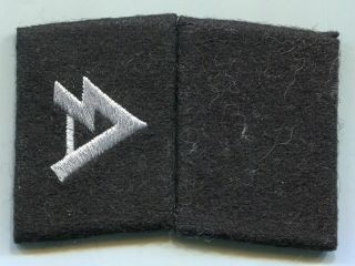 German World War Ii Waffen Elite Sa Foreign Volunteer Em Collar Tabs