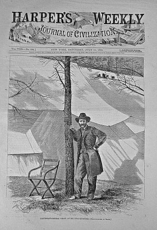 Gen.  Ulysses S.  Grant 1864 Harper 