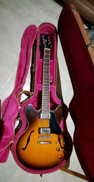 1989 Gibson Es 335 Sunburst Case Es335 80 