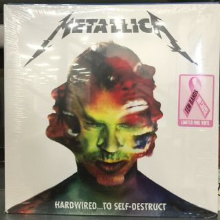 Metallica ‎– Hardwired.  To Self - Destruct Pink Vinyl 2lp