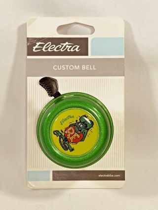 Electra Ed Big Daddy Roth Rat Fink Metal Bike Tricycle Bicycle Bell Green Nos