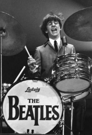 The Beatles Live Ringo Photo Print 14 X 11 "