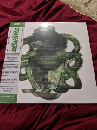 Two Metal Gear Solid Video Game Soundtrack Green Smoke Vinyl Records 2xlp Mondo