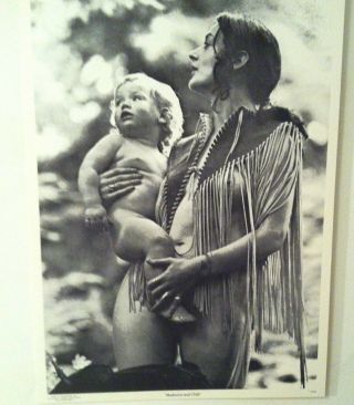 Madonna And Child Vintage 1970 