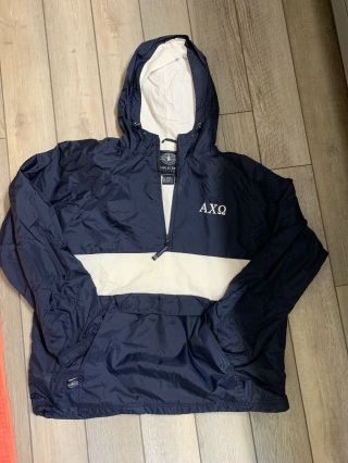 Alpha Chi Omega Raincoat Size Medium