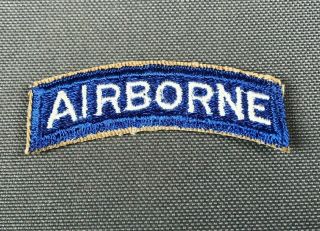 Ww2 Us Army 82nd Airborne Division Tab Patch 2 3/8 " Unsewn 885n
