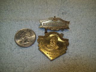1933 Pin Back Badge Franklin D Roosevelt The Nation 