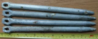 German Pegs For Tents Wehrmacht From Bunker Stalingrad Relic Ww2