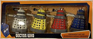 Doctor Who Mini Dalek 4 Ornament Gift Set