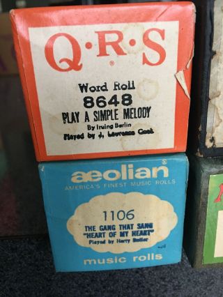 10 MelOdee Aeolian QRS US Piano Rolls Twelfth St Rag Play A Simple Melody Etc 2
