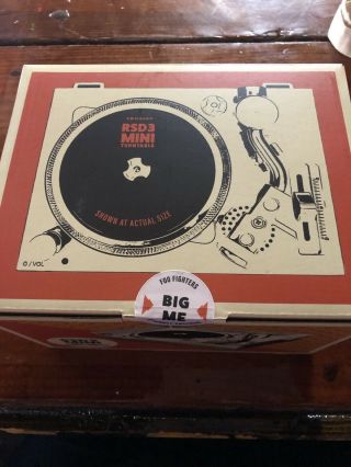 Crosley Rsd Record Store Day 3”turntable With Albums & Record Store Day Bag