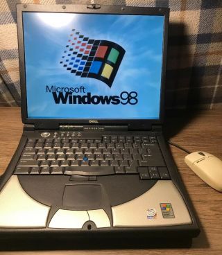 Vintage Dell Inspiron 8200 Windows 98 Gaming/cnc/embroidery Laptop