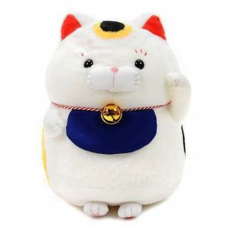 Hige Manjyu Maneki Neko Lucky Cat Plush Maneko Lucky Cat Stuffed Kawaii Amuse