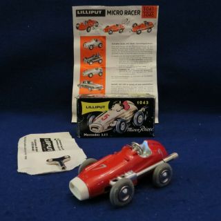 Vintage Lilliput Schuco Micro Racer - 1043 - Mercedes 2,  51 - Nib -