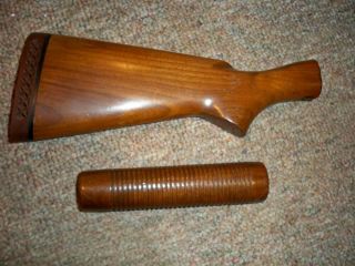 Vintage Factory Remington Model 31 Stock & Forearm / Forend 12 Gauge