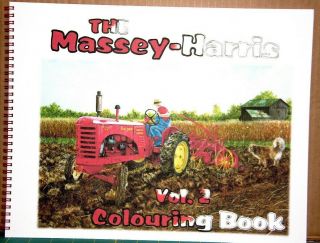 Massey - Harris,  Verity Plow,  Ferguson,  Johnston Harvester Colouring Book Vol.  2